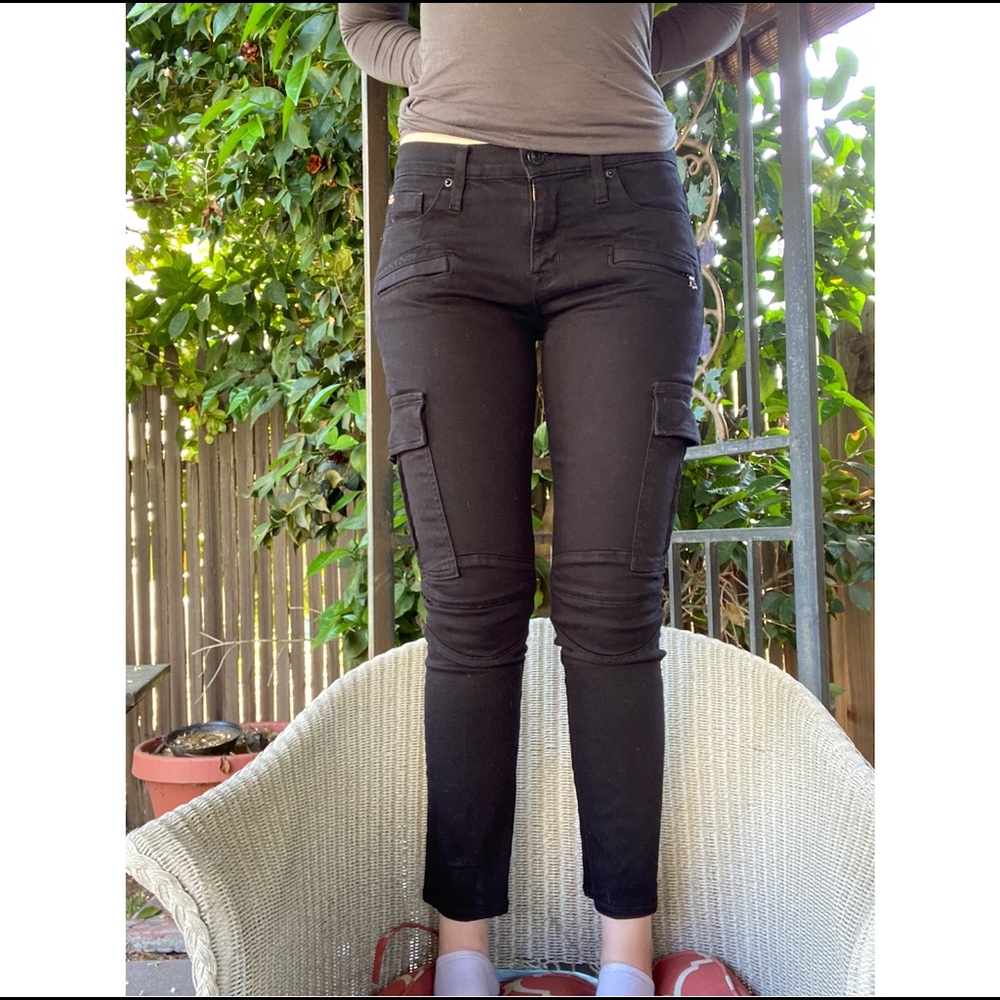 Black Hudson Jeans with Amazing Detail